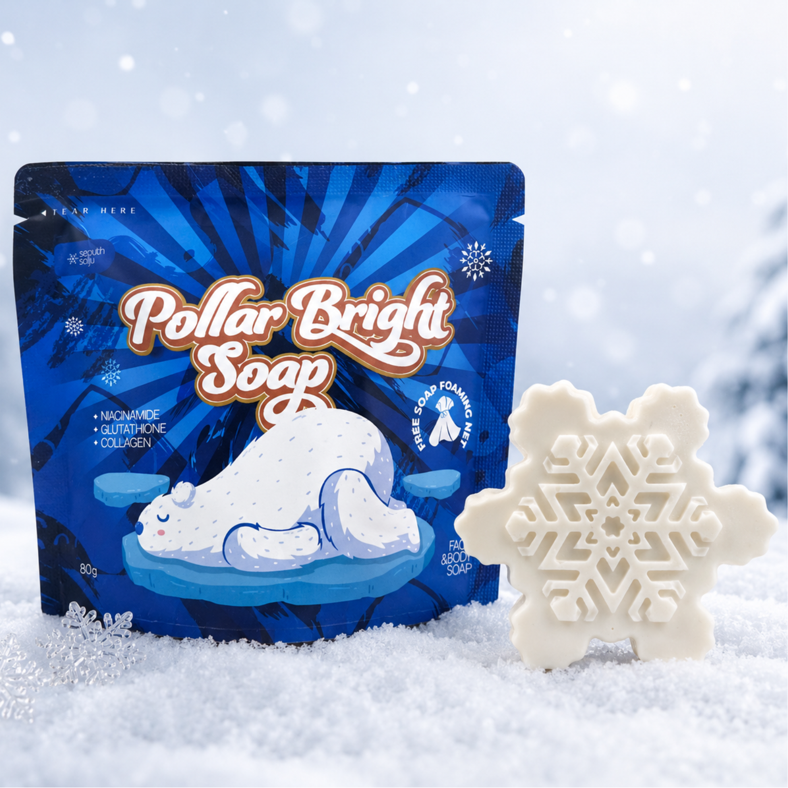 Pollar Bright Soap 2in1